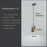 Nordic LED Pendant Light Macaron Iron Hanging Lamp For Bedroom Living Room Study Bedside Dining Room Illumination Fixture Luster's