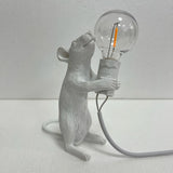 Modern Resin Animal Table Lamp - Mouse, Cat & Squirrel LED Night Light