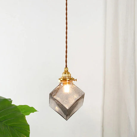 Nordic Glass Small Pendant Lights Brass Restaurant Chandelier for Living Dining Room Kitchen Bedroom Bedside Hanging Lamp
