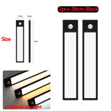 LED Under Cabinet Lights Motion Sensor Led Lamp Wireless Rechargeable Night Light for Bedroom Kitchen Cabinet Indoor Lighting