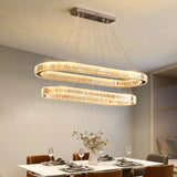 Modern Luxury Crystal Pendant Lights Home Dining Room Bar LED Lighting Lustre Decoration Indoor Ceiling Chandelier Lamp Fixtures