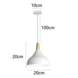 Loft Modern Pendant Light Wood Nordic Hanging Lamp Kitchen Lighting Fixture Industrial Chandelier Hanglamp Living Room Luminaire