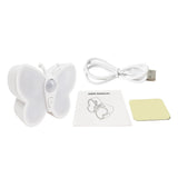 Acrylic Butterfly Motion Sensor Night Light USB Rechargeable Dimmable LED Wall Lamp for Bedroom Living Room Stair Lighting