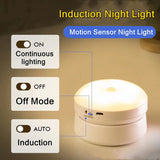 Wireless LED Motion Sensor Night Light - USB Rechargeable Closet & Cabinet Lamp