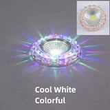 Diameter:9.5cm Cut Hole:6-8cm 3W 5W Downlights Recessed Ceiling Spotlight Lamps Embedded LED Downlights Home Decoration Light