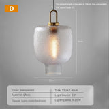 Modern LED Lantern Glass Ceiling Chandeliers Minimalist Nordic Living Dining Room Hanging Light Home Decors Pendent Lamp Fixtures
