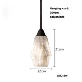 LED 2026 New Trend Marble Series Lustre Hanging Lamp Chandelier Indoor Lighting Suspension Luminaire Lampen For Dinning Room