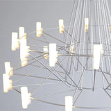 Moooi Coppelia Designer Loft Villa Duplex Chandelier Luxury High-end Living Dining Room LED Round Iron Wire Decor Lighting