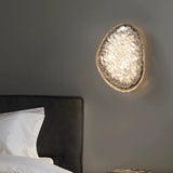 Modern Art Wall Lamp Stainless Steel Acrylic LED Wall Light for Bedside Living Room Corridor Lighting Fixture