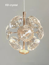 Modern K9 Pure Crystal Bedside Small Chandelier Light Lluxury Crystal Wall Lamp Corridor Ceiling Lamp Bar Decoration Noble Lamps