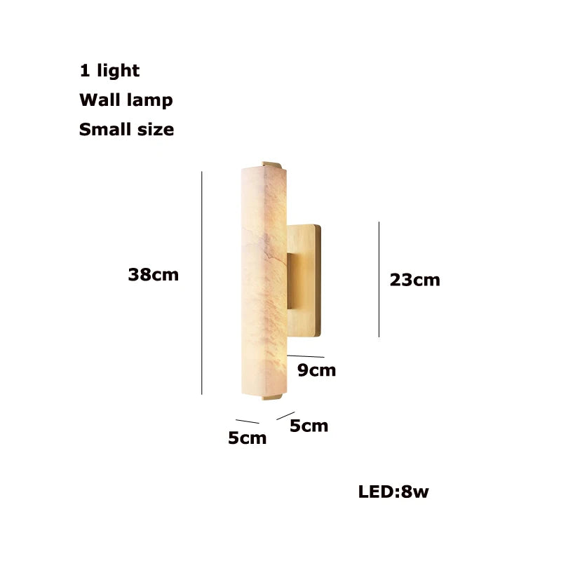 Luxury Spanish Marble Chandelier Brass Hanging Light 3 Color Dimmable Pendant Lamp for Villa Living Room Dining Area Hotel Lobby