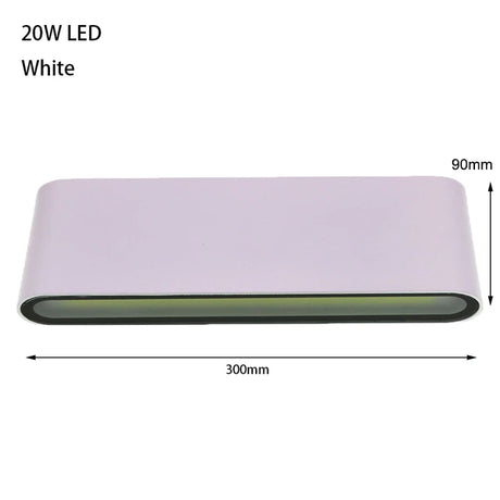 6W 12W 24W LED Outdoor Waterproof Wall Lamp Bedroom Living Room Balcony Wall Light Aluminum Exterior Wall Lamp Sconce Fixtures