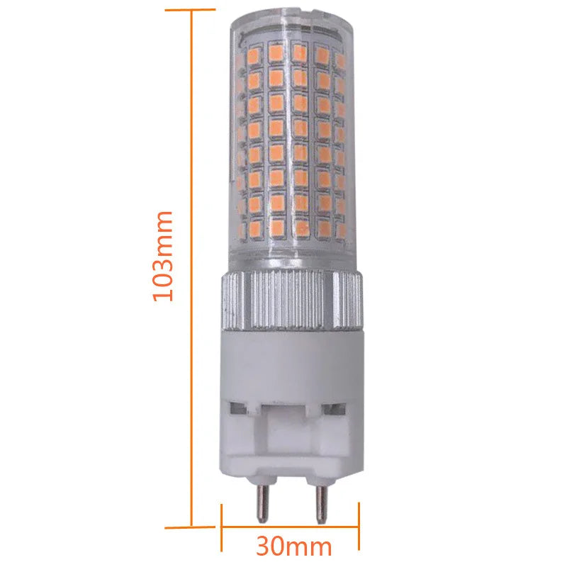 60pcs G12 LED corn light 15w bulb Light replace G12 CDM halogen bulb AC85-265V