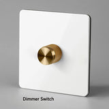 Type 86 Dimmer Switch 500W Gold Knob Adjusting the Brightness of Light For Living Room Dedicated Dimmer