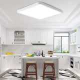 Square LED Ceiling Lights 0.9inch Ceiling Lights 36w 24w Smart Remote/App Voice Control Alexa/Google Control Large  Living Room