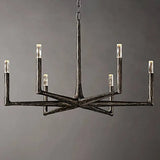 Retro American Old Tree Of 18th Century Copper Crystal LED Chandelier Lustre Suspension Luminaire Lampen For Living Room