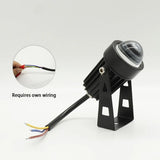 RGB LED Outdoor Landscape Spotlight (3W / 10W, AC 85–265V) - IP65 Waterproof Single-Beam Wall & Garden Lamp