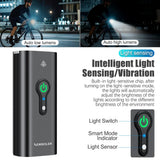 10000mAh Smart Bicycle Front Light (10,000 LM, USB-C) - Waterproof High-Lumen Headlight for MTB & Road Cycling