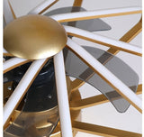 LED ceiling fan with Lights remote control home decor ventilator lamp Living room Bedrpoom DC ceiling fan lamp