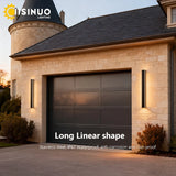 Waterproof Outdoor Wall Lamp LED Long Linear Lighting IP65 Aluminum for Garden Garage Porch Sconces Fixtures 110V 220V Luminaire