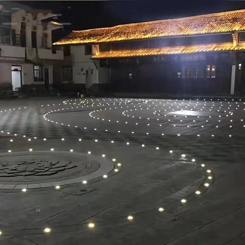 DC12V 24V LED Mini Underwater Light IP68 Waterproof Underground Lamp Spotlight Stainless Steel for Pool Stair Step Pathway Deck