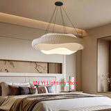 Fabric Bedroom Pendant Lamp  Aesthetic Art Restaurant Bar Table Lamp, Modern Designer Fish Bone Shaped Lighting Fixture