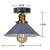 Vintage Industrial Rustic Flush Mount Ceiling Light Metal Lamp Fixture  village Style Creative Retro Light Lamps