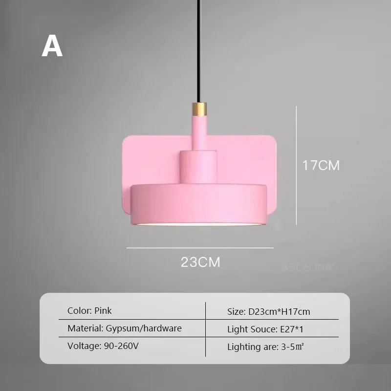 Retro Wabi-sabi Cement Gypsum Pendant Lights LED E27 Modern Light Fixtures Bedroom Kitchen Dining Room Bar Cafe&#39;s Restaurant