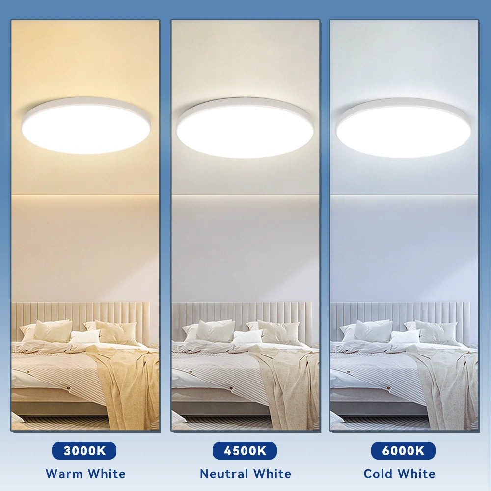 Modern Led Ceiling Lamp Ultra thin Simple Style Bedroom Living Room Light Energy Saving 15W 20W 30W 50W Led Ceiling Lamp 220V