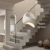 Japanese Wabi Sabi Style Resin Pendant Light Designer Style Homestay Hotel High-end Living Room Restaurant Pendant Light