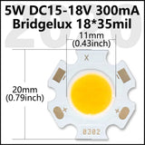COB LED Chip 3W 5W 7W 10W 20W 30W 40W Light Emitting Diode LED Module Matrix 1313 2020 2828 1919 for Bulb Downlights