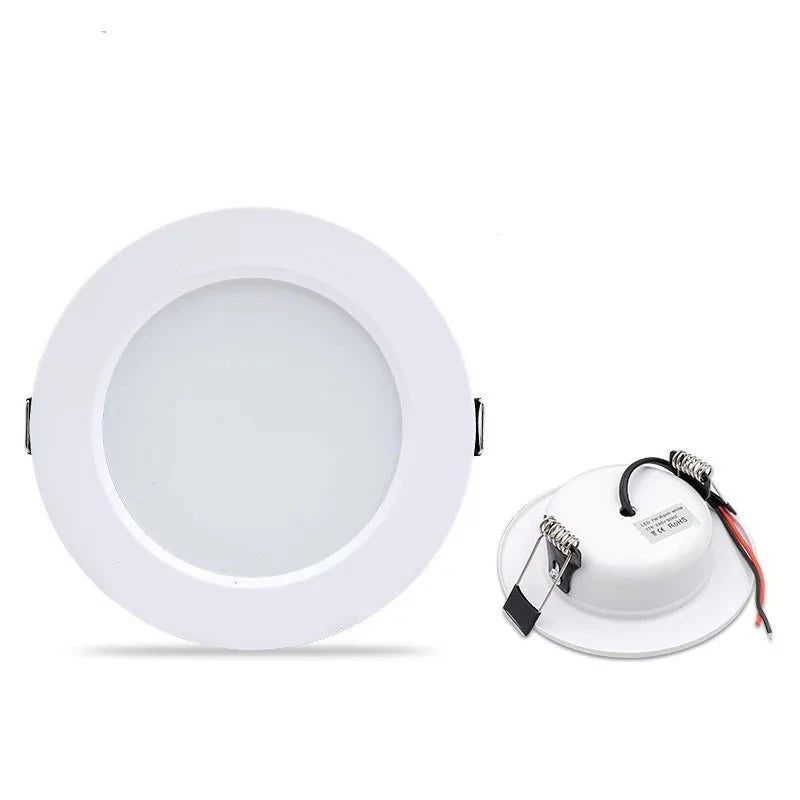 LED Downlight 5W 9W 12W 15W 18W Recessed Round LED Ceiling Lamp 110V 220V DC12V 24V Panel Lights Indoor Lighting Warm/Cold White