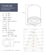 Aisilan Ceilling LED cylinder Downlight Copper brass gold with Honeycomb Anti-glare Design CRI 97 Ceiling spotlight