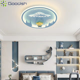 Minimalist Bauhaus Planet Cartoon Cute Bubbles Creative LED Home Ceiling Light Lustre Lamp for Living Room Decoration Chandelier