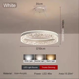 Modern Minimalist Restaurant Chandelier Nordic Luxury Living Room LED Ceiling Lamps Home Decor Designer Bedroom Hanging Lights