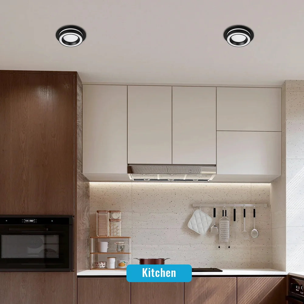Indoor GX53 LED Spotlight Downlight - 220V Flush Mount Ceiling Lamp