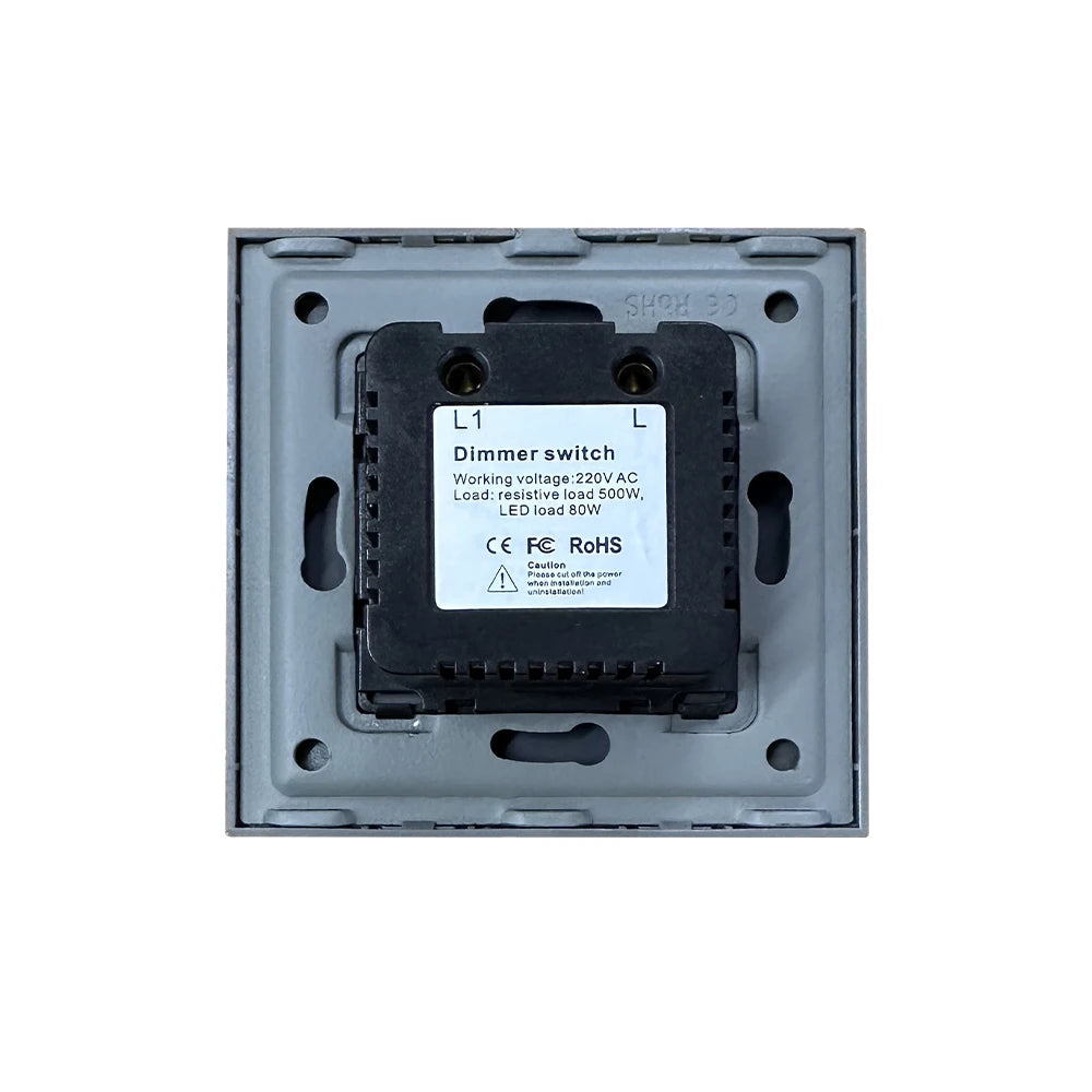 Adjustable Rotary Knob Switch Dimmer Light Plastic Mechanical LED Dimmable Brightness Memory Wall Mounted Switches