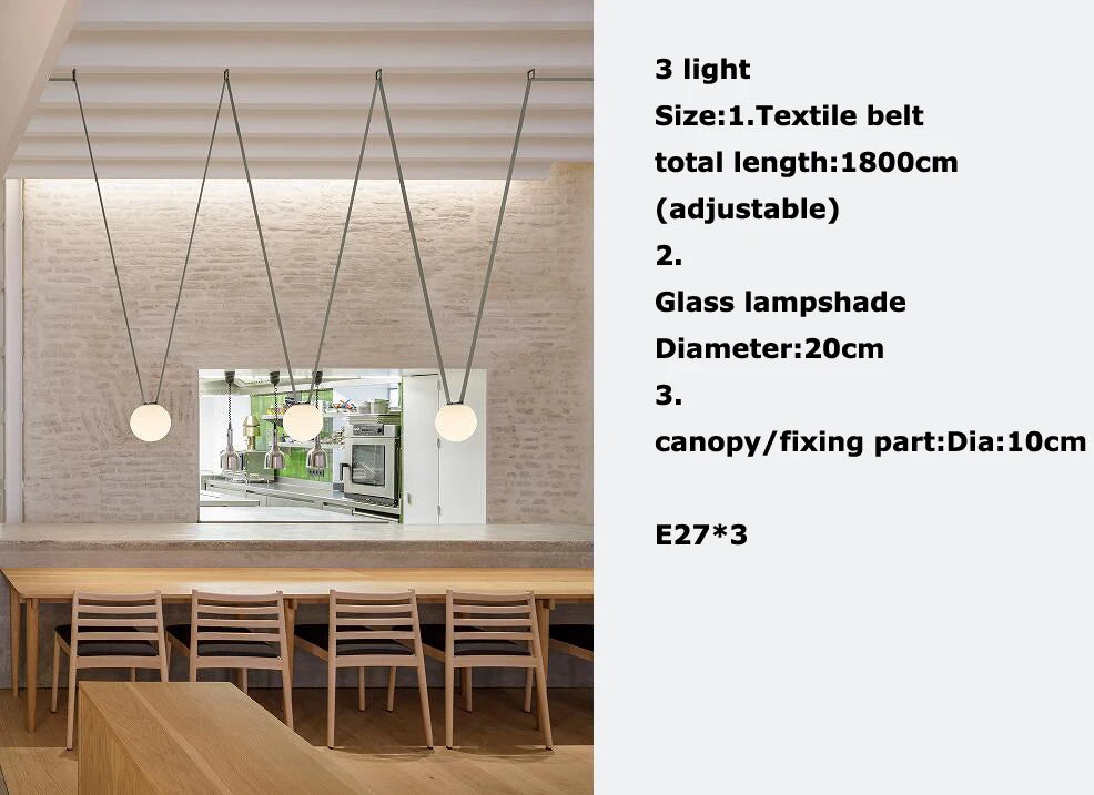 2026 Art Deco Dimmalbe Led Chandelier Lighting Orange Black Textile Glass Bubble Suspension Luminaire Lampen For Living Room