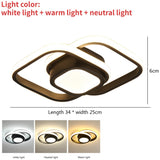 Modern LED Ceiling Lights Chandelier Nordic Living Room Lamp Lighting Minimalist Eye Protection for Indoor Living Room Bedroom