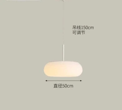Modern Nordic round LED wall lamp bedroom balcony entrance porch lamp warm guest dining room ceiling light chandelier