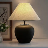 Nordic Retro Ceramic ,Table Lamp Fabric Lampshades, Bedside Table Lamps, Room Decoration, Indoor Lighting, Floor Lamps