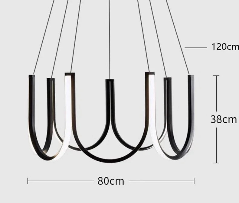 Modern Home Decor Led Lights Pendant Light Lamps for Living Room Led Chandeliers for Dining Room Hanging Light Indoor Lighting