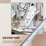 LED 50CM 12V 36 LED 5050 SMD Hard Strip Bar Light Aluminum Rigid White