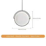 Nordic Restaurant Pendant Lights Creative and Personalized Dining Table Lights Modern and Minimalist Art Fabric Pendant Lamps