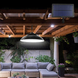LED Solar Lamp Remote Control Ceiling Light Outdoor Garden Hanging Decoration