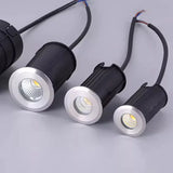 IP67 Waterproof Outdoor LED Recessed Inground Light (3W/5W, DC12V/AC220V) - Underground Landscape Spotlight for Steps, Stairs, Decks & Floors