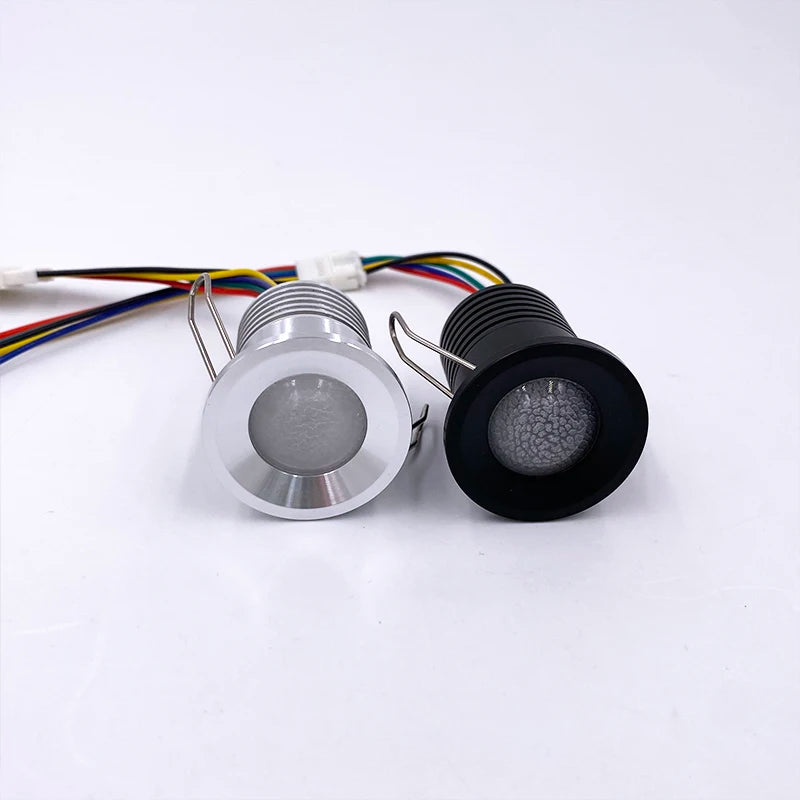 RGBW Room Decor Led Lights with Transformer Ceiling Spotlight Bedroom Kitchen 12V Built In Dimmable Mode Bar Showcase Lamp 3W