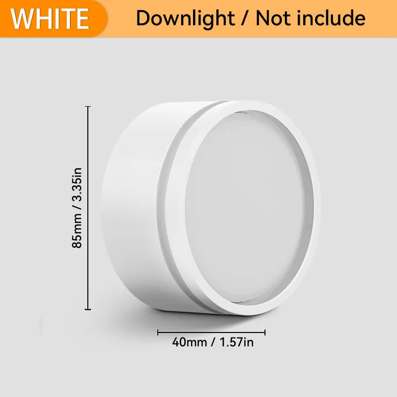 Indoor GX53 LED Spotlight Downlight - 220V Flush Mount Ceiling Lamp