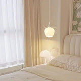 French Cream Flower Bedroom Bedside Wall Lamp Warm Rural Decorative Lights for Living Room Background Aisle Stairway Sconces