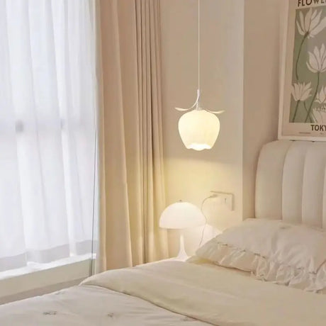 French Cream Flower Bedroom Bedside Wall Lamp Warm Rural Decorative Lights for Living Room Background Aisle Stairway Sconces